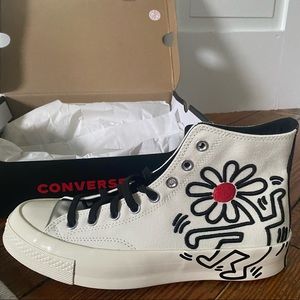 Brand new Keith Haring designed platform Converse